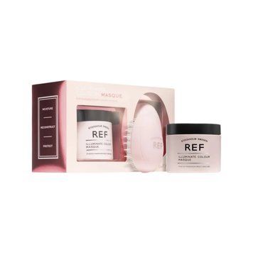 REF Illuminate Colour Promo Box (Masque & Detangling Brush) Promo box for shine of coloured hair