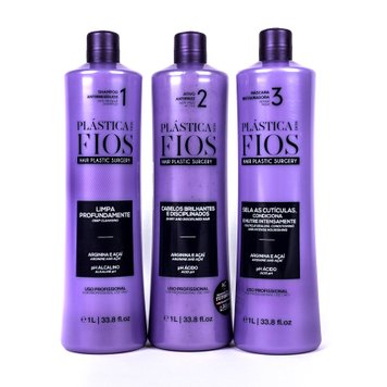 Hair Treatment Plastica Dos Fios 3x1000 ml