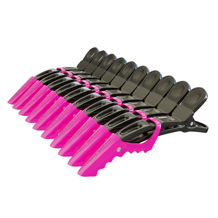 Hair Expert Clip, x10, Pink