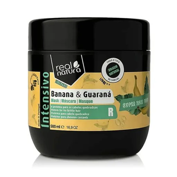 Strengthening and Moisturizing Hair Mask Real Natura Banana & Guarana
