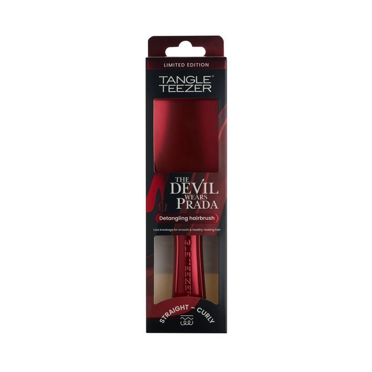 Tangle Teezer Hair Brush. The Wet Detangler Chrome The Devil Wears Prada TT0863
