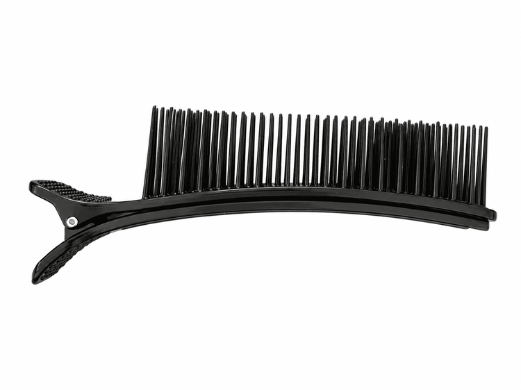 Hair Expert Hair Clip with Comb, Black