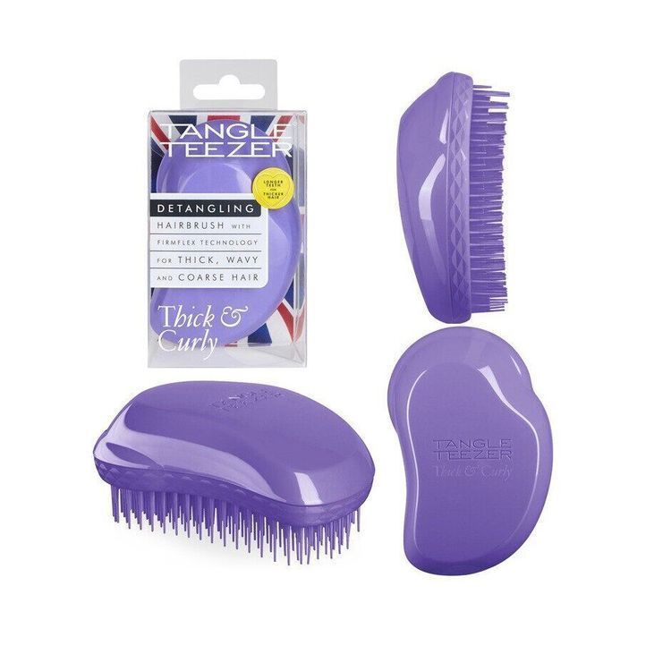 Tangle Teezer. Hair Brush Original Thick & Curly Lilac Paradise