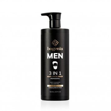 Bogenia Men 3 in 1 Hair Face Body Professional Men&rsquo;s Product 500 ml