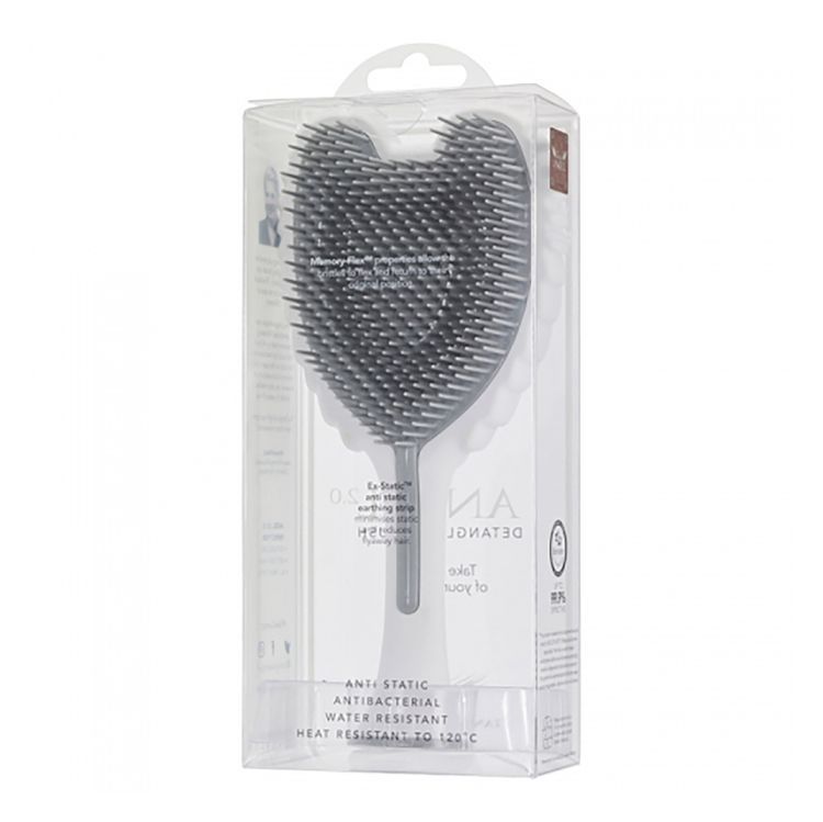 Tangle Angel. Hair Brush 2.0 Gloss White Grey