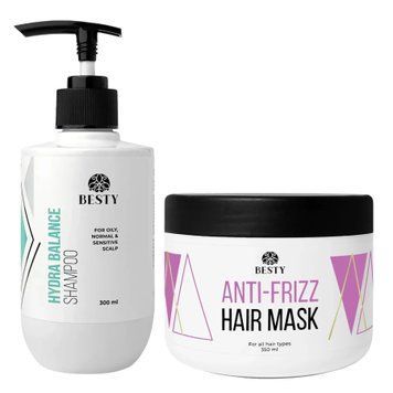 Besty Hair Set Hydra Balance Shampoo & Anti-Frizz Hair Mask