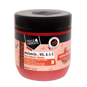 Moisturizing and Nourishing Hair Mask Real Natura Melancia Vit. A & C
