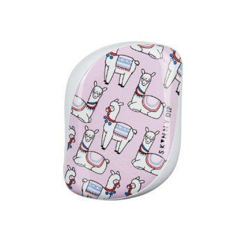 Tangle Teezer. Hair Brush Compact Styler Skinny Dip Lovely Llama