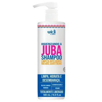 Moisturizing and Nourishing Shampoo for Curly Hair Widi Care JUBA Higienizando A Shampoo