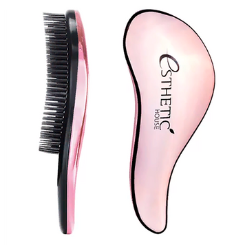Esthetic House Hair Brush For Easy Comb Bronze
