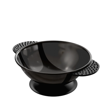 Hair Expert Plastic bowl for keratin with suction cup, Black, 300 ml