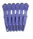 Hair Expert Clip Crocodile Clips, x6, Purple