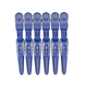 Hair Expert Clip Crocodile Clips, x6, Purple
