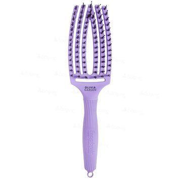 Olivia Garden Finger Brush Combo Medium, lavender, OGBFBC-LAV