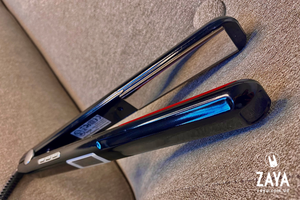Infrared hair straighteners