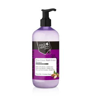 Smoothness and Shine Hair Shampoo Real Natura Pro-Lisos Anti Frizz