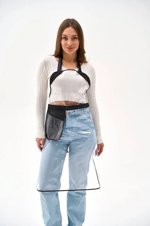 Hair Expert Apron transparent PVC