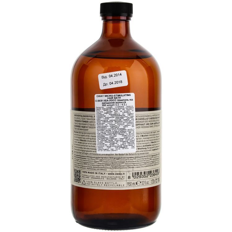 Oway Micro-Stimulating Hair Bath Shampoo 240 ml