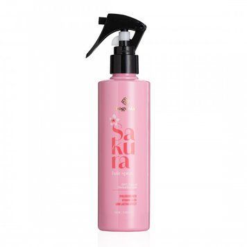 Heat Protection Spray with Sakura Extract, Hyaluronic Acid, and Vitamins E and B5 &ndash; Bogenia Sakura Hair Spray 250 ml