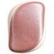Tangle Teezer. Hair Brush Compact Styler Glitter Rose
