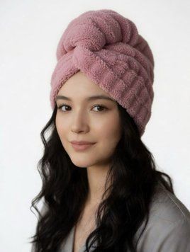 Hair Towel Turban. Pink Hair Expert