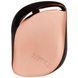 Tangle Teezer. Hair Brush Compact Styler Rose Gold Black