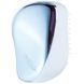 Tangle Teezer. Hair Brush Compact Styler Sky Blue Delight Chrome