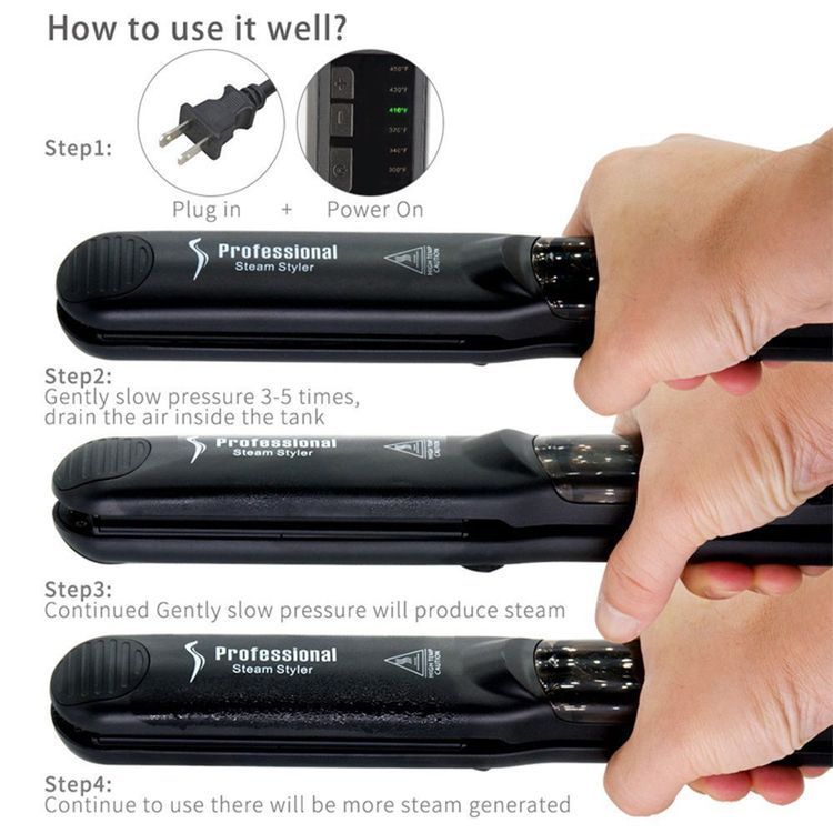 Hair Expert Steam Black Steam Iron